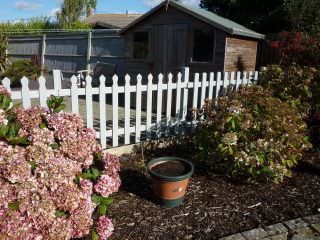 Picket Fence with Bedec Barn Paint