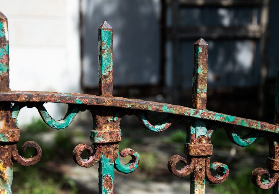 Rusty Street Furniture