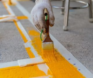 Sports Hall Floor Lines