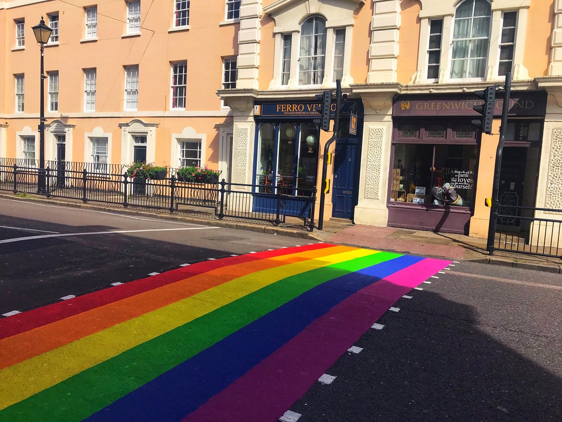 Pride Crossing In Greenwich, London