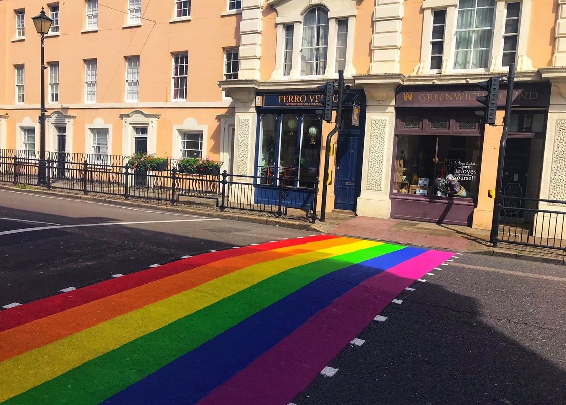 Pride Crossing In Greenwich, London