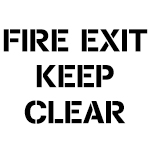 Fire Exit Keep Clear