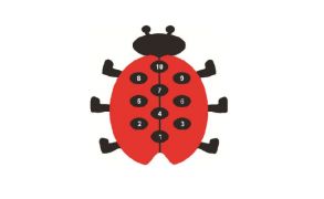 Centrecoat Thermoplastic Ladybird Hopscotch Game 