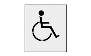 Rustoleum Marking Stencil, Handicapped / Disabled Parking