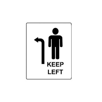 Centrecoat Social Distancing Stencil - Keep Left