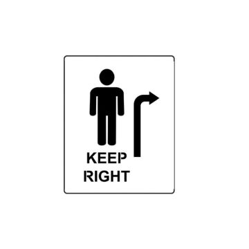 Centrecoat Social Distancing Stencil - Keep Right
