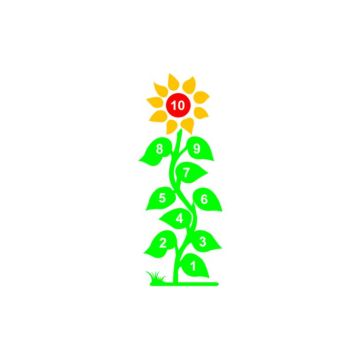 Centrecoat Thermoplastic Flower Hopscotch Game