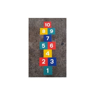 Centrecoat Thermoplastic Hopscotch Game