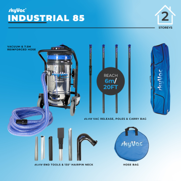 SKYVAC Industrial 85 Wet & Dry Gutter Cleaning System