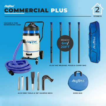 SKYVAC Commercial Plus Gutter Vacuum System