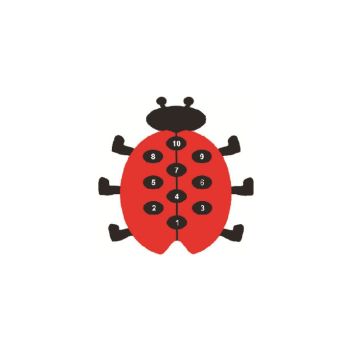 *Centrecoat Thermoplastic Ladybird Hopscotch Game