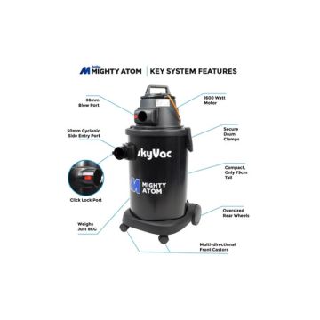 SKYVAC Mighty Atom Gutter Cleaning Machine