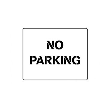 Centrecoat Industrial Road Stencil - No Parking