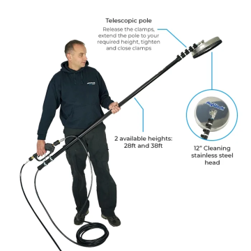 SKYVAC Skywash Roof Cleaning System